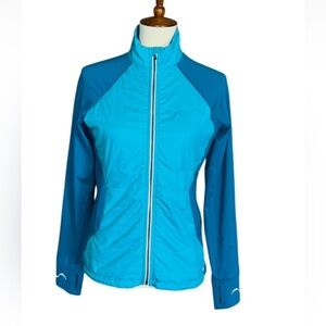 REI lightweight quilted jacket Turquoise and teal color size Small